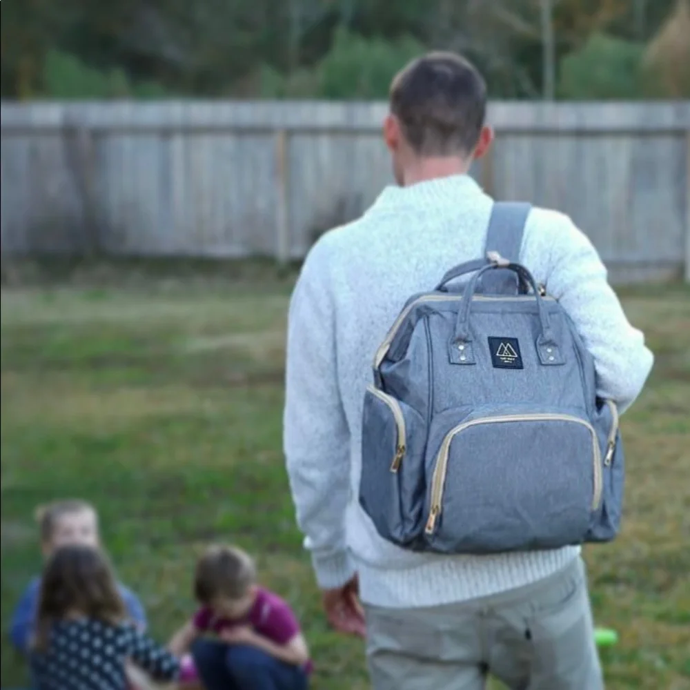✨Gray Diaper Backpack✨ - Picture 5 of 8
